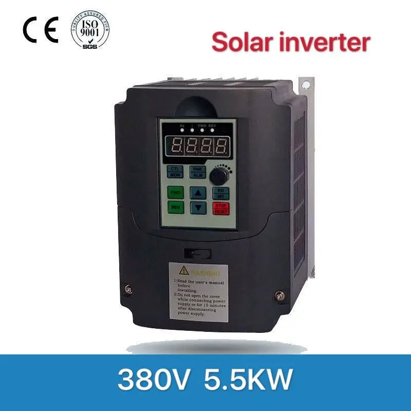 380V 5.5KW Солнечный фотоэлектрический насос для прессованной воды VFD DC-to-AC