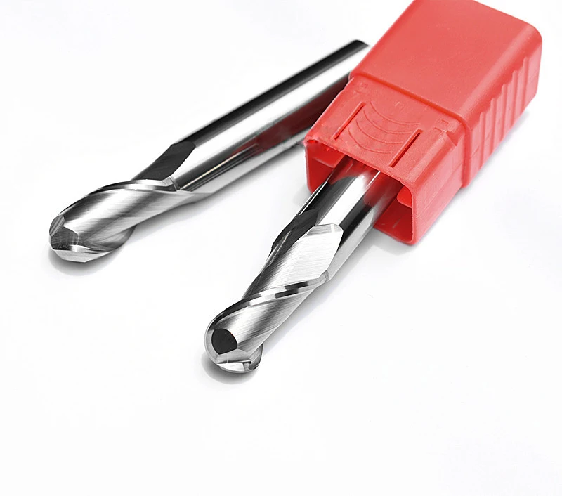 55HRC двухсторонняя фреза Вольфрамовая сталь алюминиевый сплав дуговой канавка