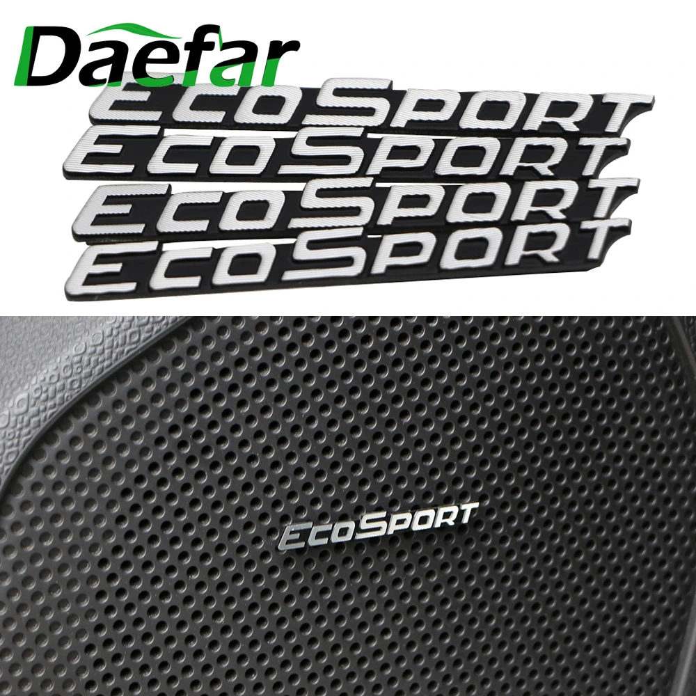 Daefar 3D алюминиевый динамик аудио бейдж стерео стикер для Ford Ecosport 2011 - 2020 аксессуары