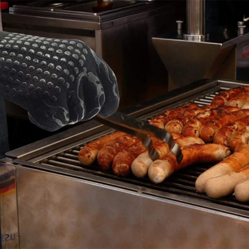 Термостойкие перчатки мягкие Нескользящие моющиеся удобные поглощающие талию