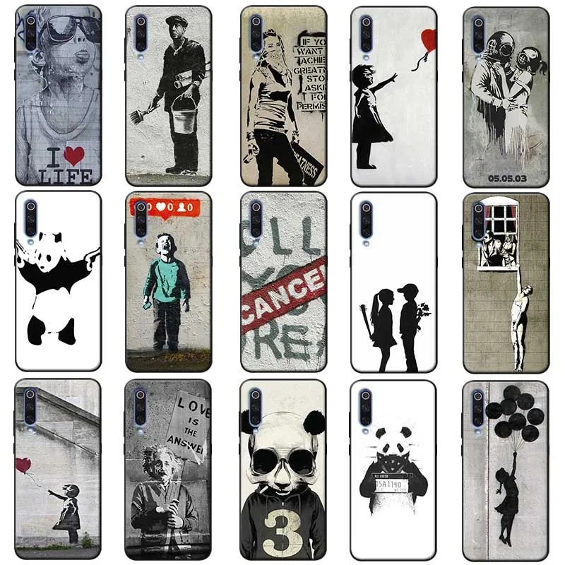 Мягкий силиконовый чехол для телефона с изображением уличного искусства