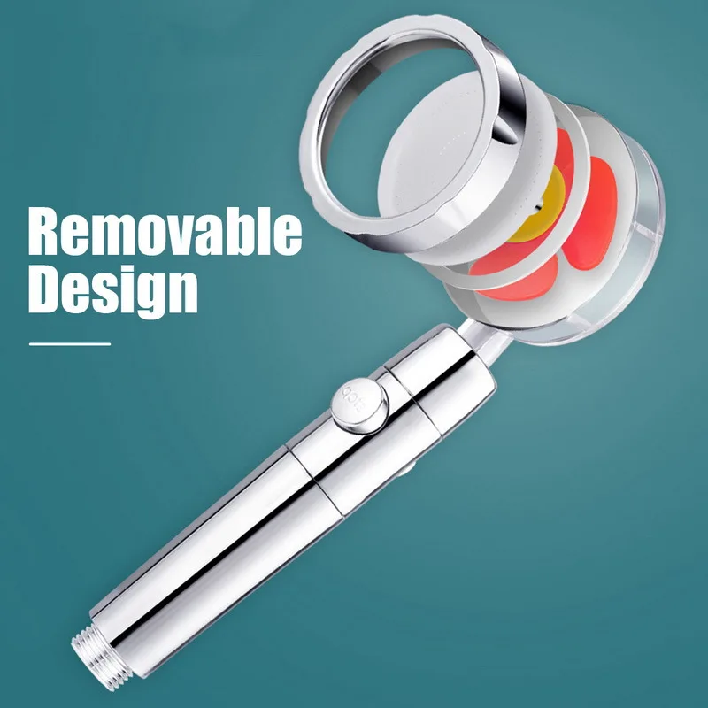 

High Pressure Shower Head 360 Rotated Water Saving Spray Shower Head Bathroom Hand-held Pressurized Massage Showers Accessories