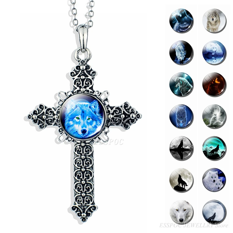 Цепочка с подвеской в виде Белого Волка изображением животного|Подвески| |