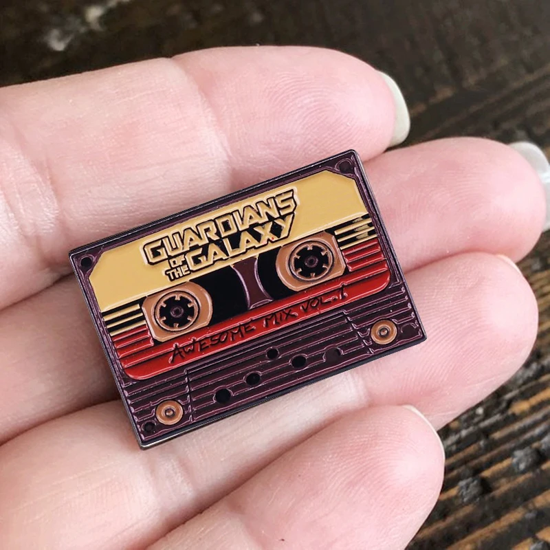 Удивительным сочетание Vol. 1 музыка лента брошь на застежке эмаль металлические
