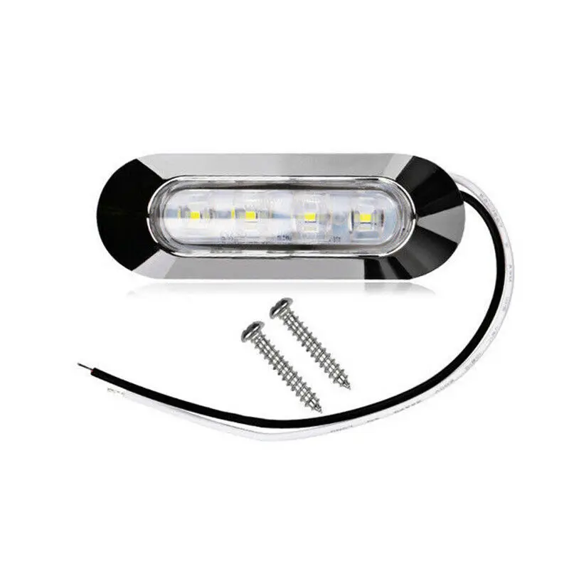 

Truck Lights Van Marker With Screws 3.8x1.3x0.78inch 4LED Indicators SMD