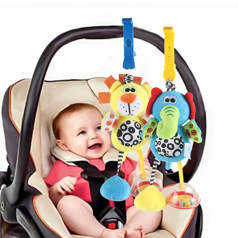 Горячая Распродажа детские игрушки животные погремушка bed bell для детских колясок