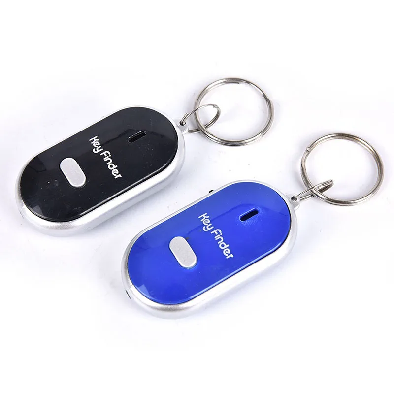 Smart Keyring Whistle Keychain Tracker Anti-Lost Finder Sound Control LED Key | Электроника