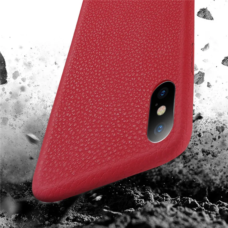 Lovebay Телефон чехол для iPhone 6 7 8 Plus роскошный бизнес матовый мягкий PU для iPhone X XR XS Max Противоударный задняя крышка Чехлы подарок