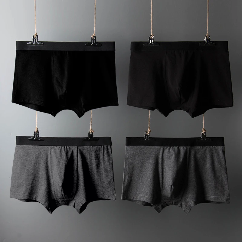 

4pcs/lot Mens Boxers Cotton Man Underwear Men Boxer shorts Panties Underpants