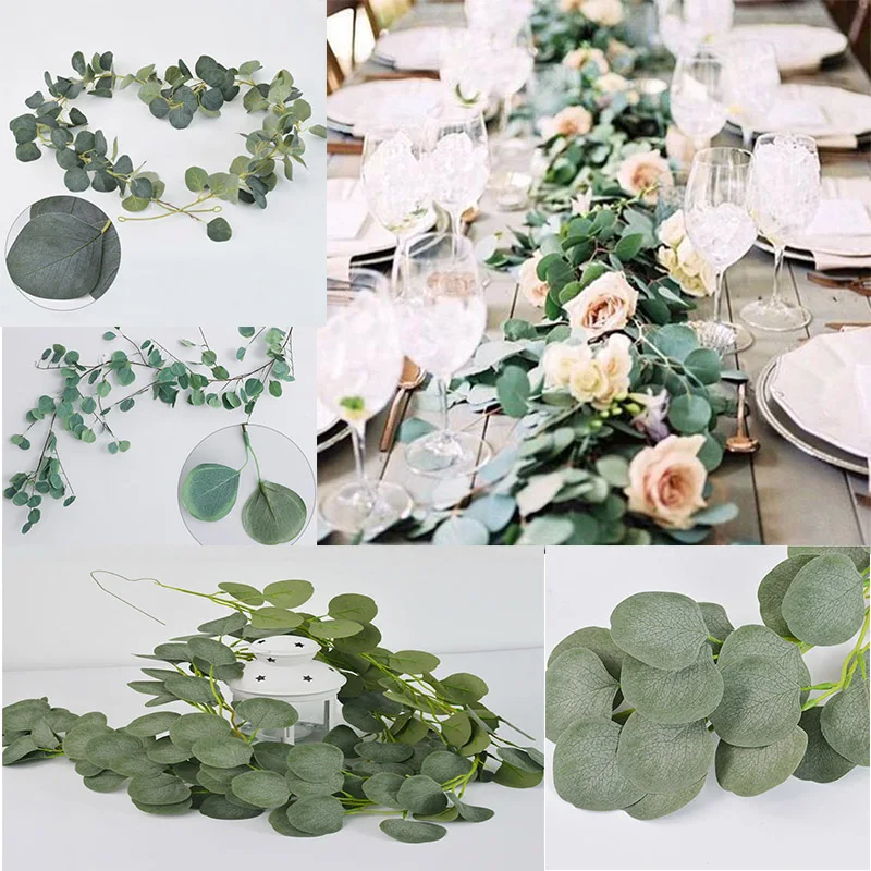 Искусственные растения виноград Плющ Пальма лист латексные шары арочные