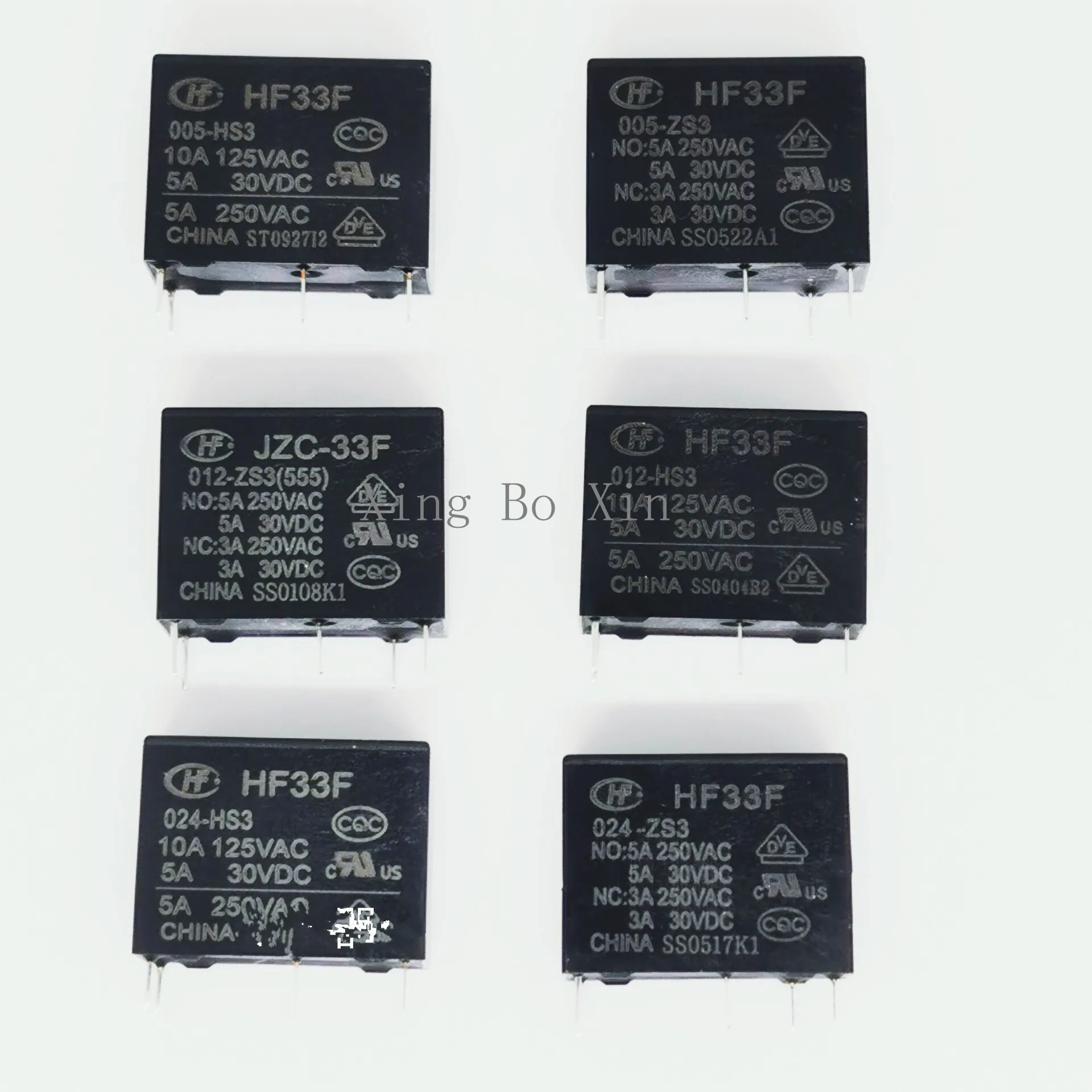 

Бесплатная доставка 20 штук HF33F-005 012 024-HS3 Новый Мощность реле JZC-33F HF33F-005-HS3 HF33F-012-HS3 HF33F-024-HS3 5A 250VAC 4PIN