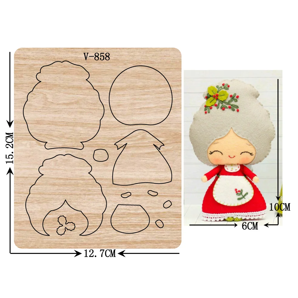 

New girl wooden dies cutting dies scrapbooking /Multiple sizes /V-858