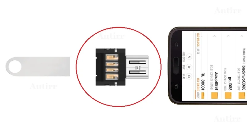 5 шт./лот протестированный Мини Micro USB к разъему OTG кабель адаптер для