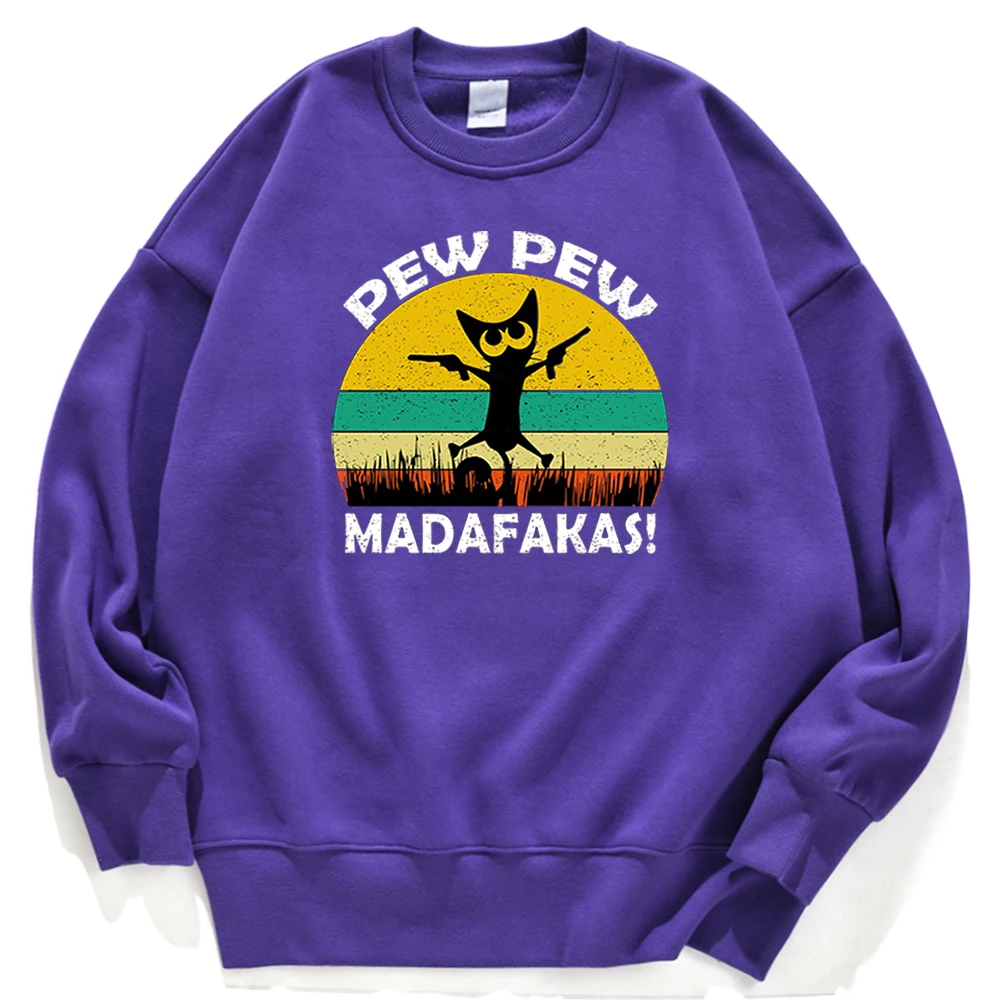 

Solid Black Cartoon Cat Male Hoodie Funny Animal Streetwear For Mens Sweatshirt Brand Cool Clothing Oversized Mens Sweatshirts