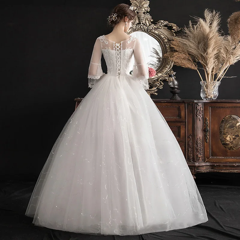 Vestido коктейльное платье 2020 новые слова в плечах рукав Корейская Невеста брак
