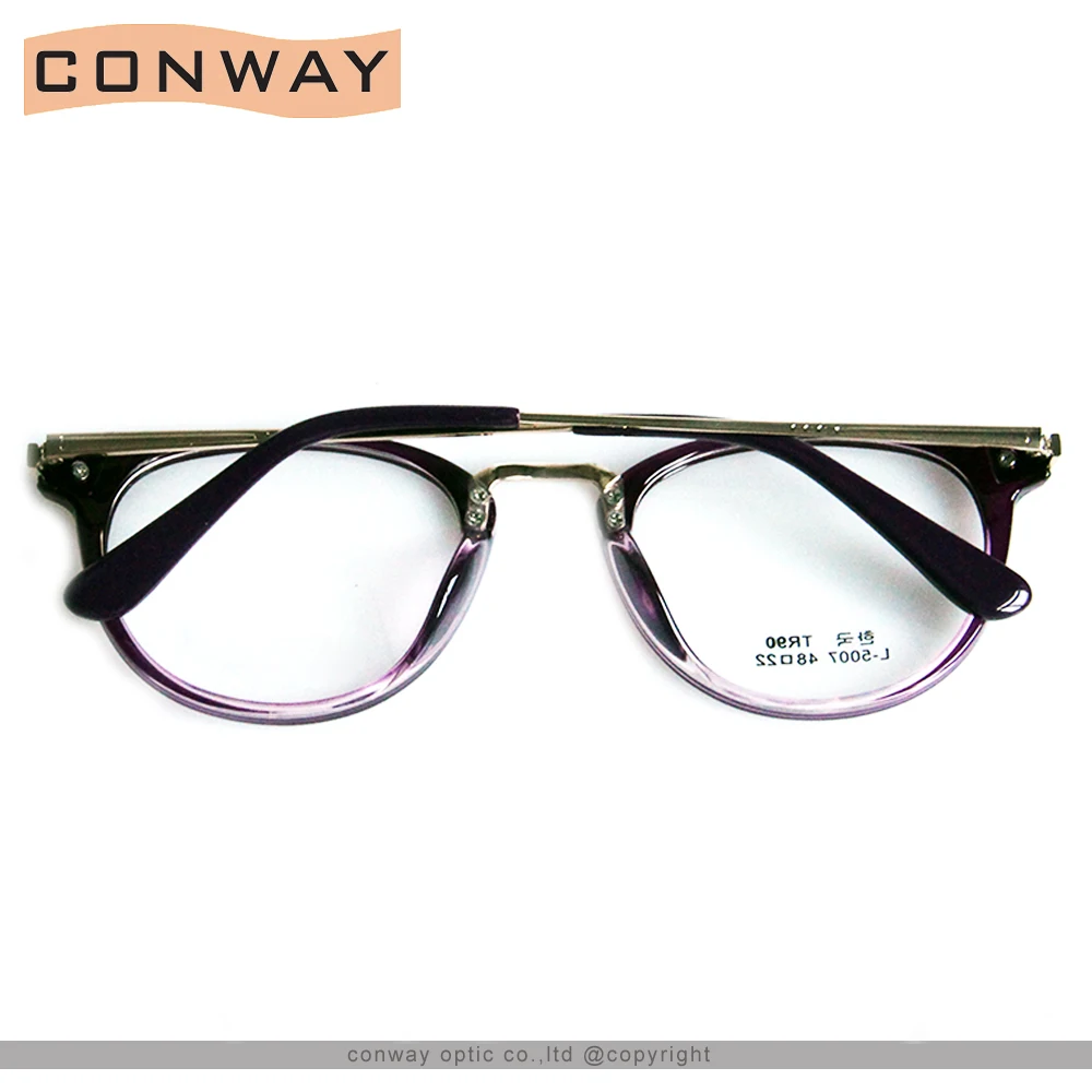 Круглые очки по рецепту CONWAY в стиле ретро оптические для близорукости