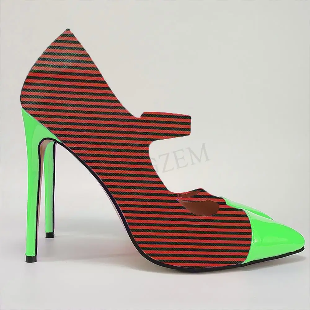 Туфли женские многоцветные на каблуке шпильке размеры 45 46 47|Женские туфли| |