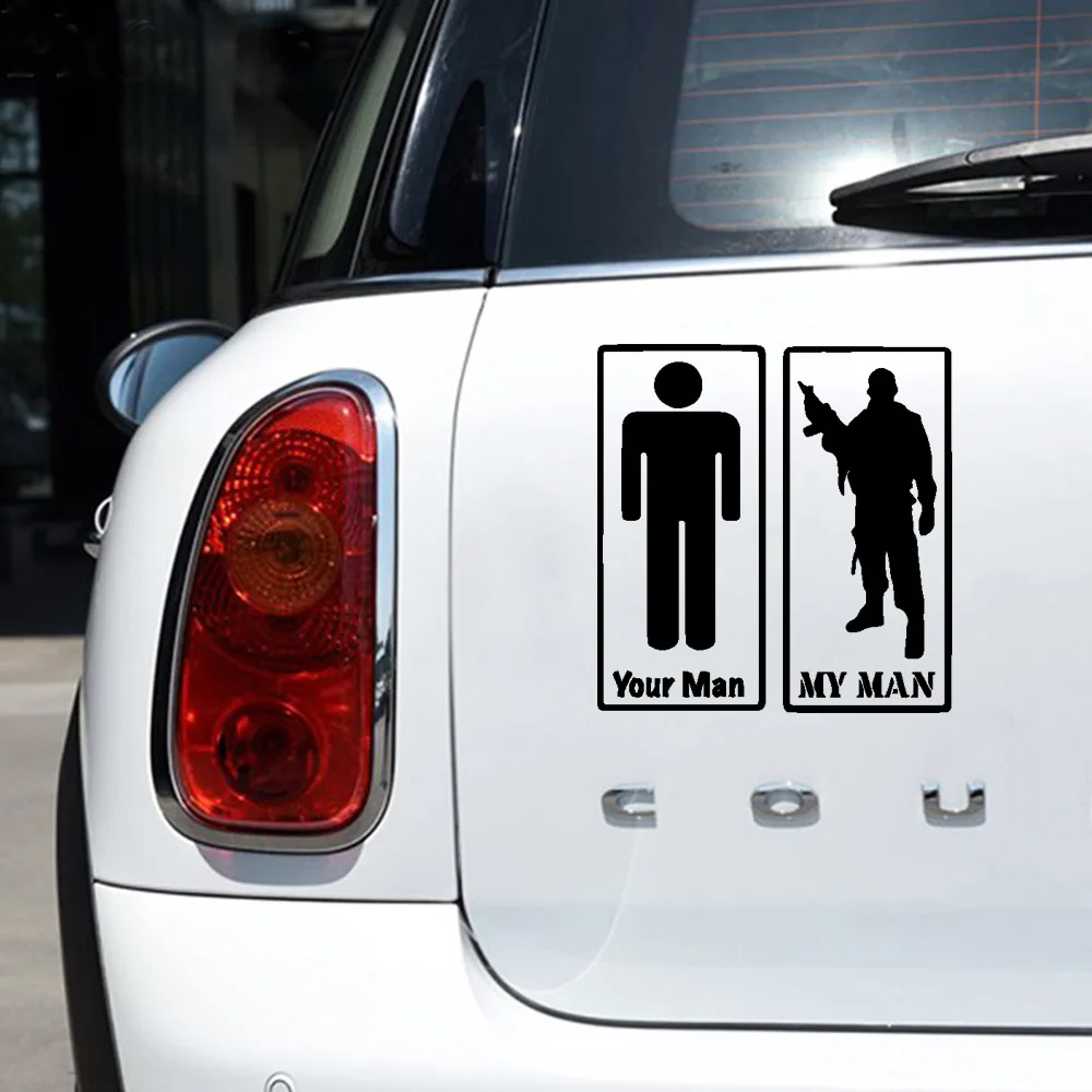 Новые люди стикер автомобиля s Забавный Стикер для топливной крышки Ef окна