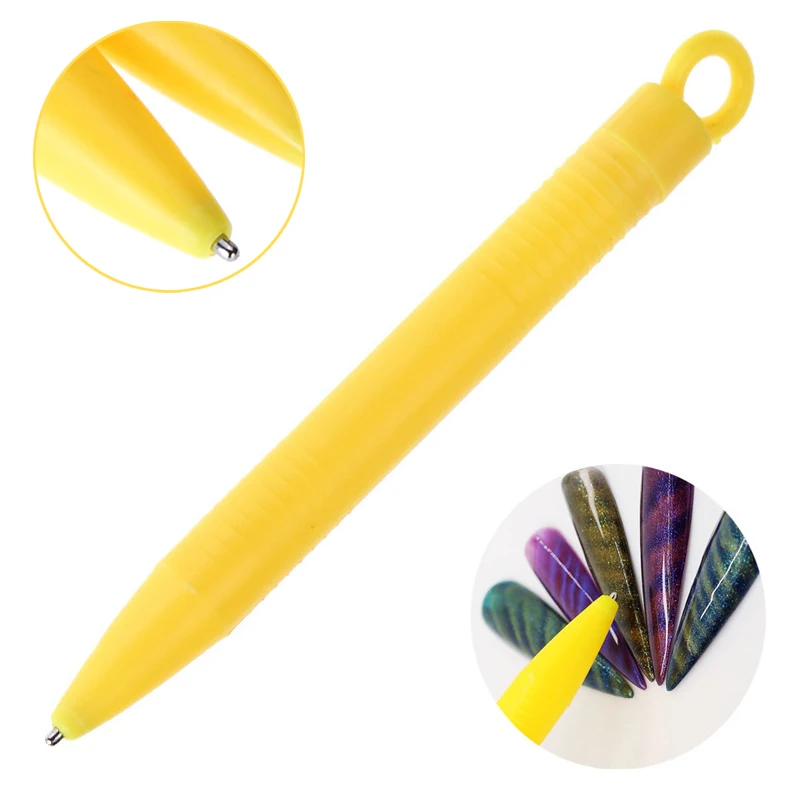 1 шт. инструменты для нейл арта магнитная ручка с магнитом на ногти DIY 3D волшебные