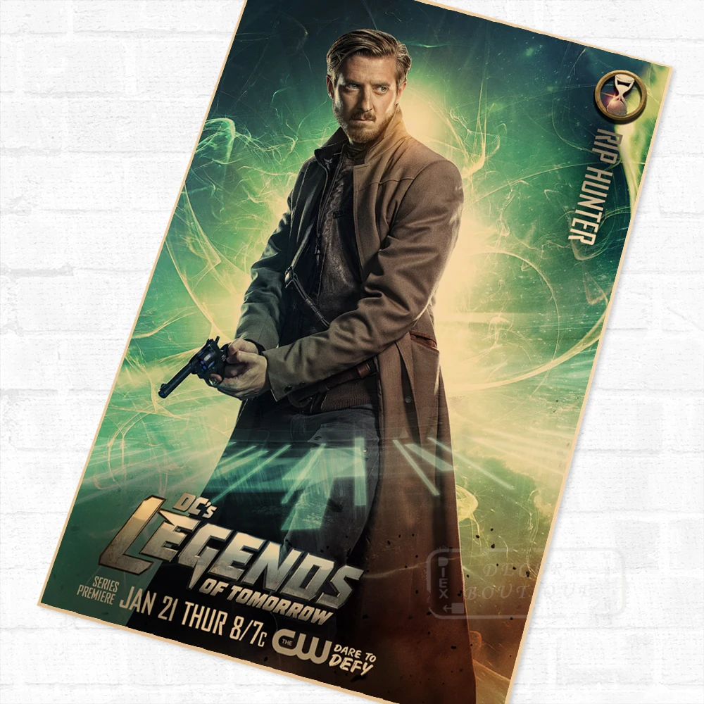 RIP HUNTER Legends of Tomorrow Season 1 (2016) Vintage Retro Cool Poster Canvas DIY Wall Stickers Home Posters Art Decor | Дом и сад