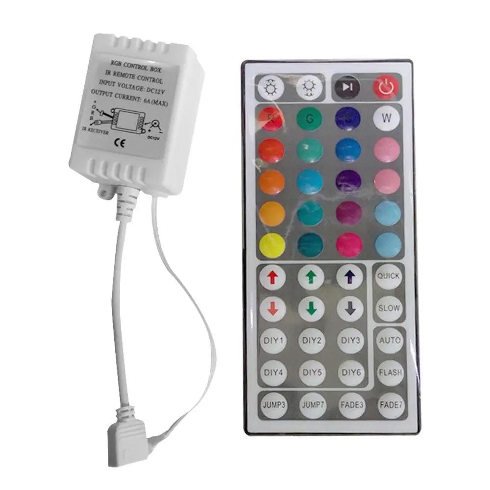 

44-Key Remote Control Light Controller Decoration Halloween LED Strip LED Strip Controller 10M Christmas SMD 3528 No Waterproof
