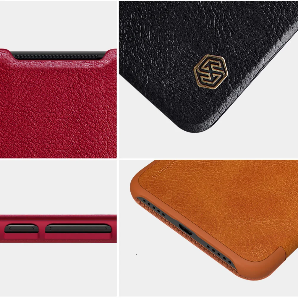 Xiaomi Redmi 7 Case Nillkin Qin Flip Leather Case Luxury Business Style Phone Case for Xiaomi Redmi 7 Redmi Y3 Back Cover