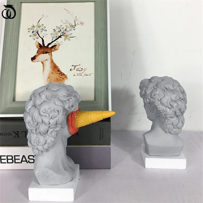 Фигурка из искусства Давида хит-мороженого статуя украшение смолы Европейский