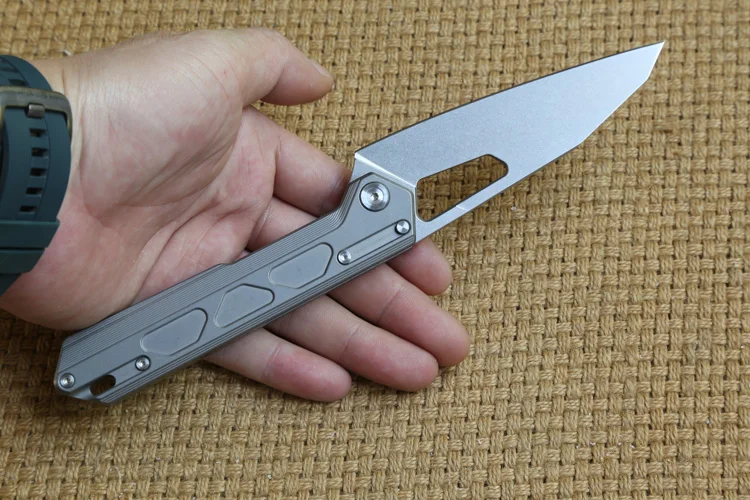 

NOC DT-03 tactics folding knife VG10 blade KVT ball bearing titanium handle camping hunting outdoor Survival knives EDC Tools