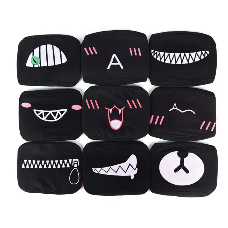 1 шт. велосипедная маска для лица унисекс Мультяшные маски забавные зубы рот