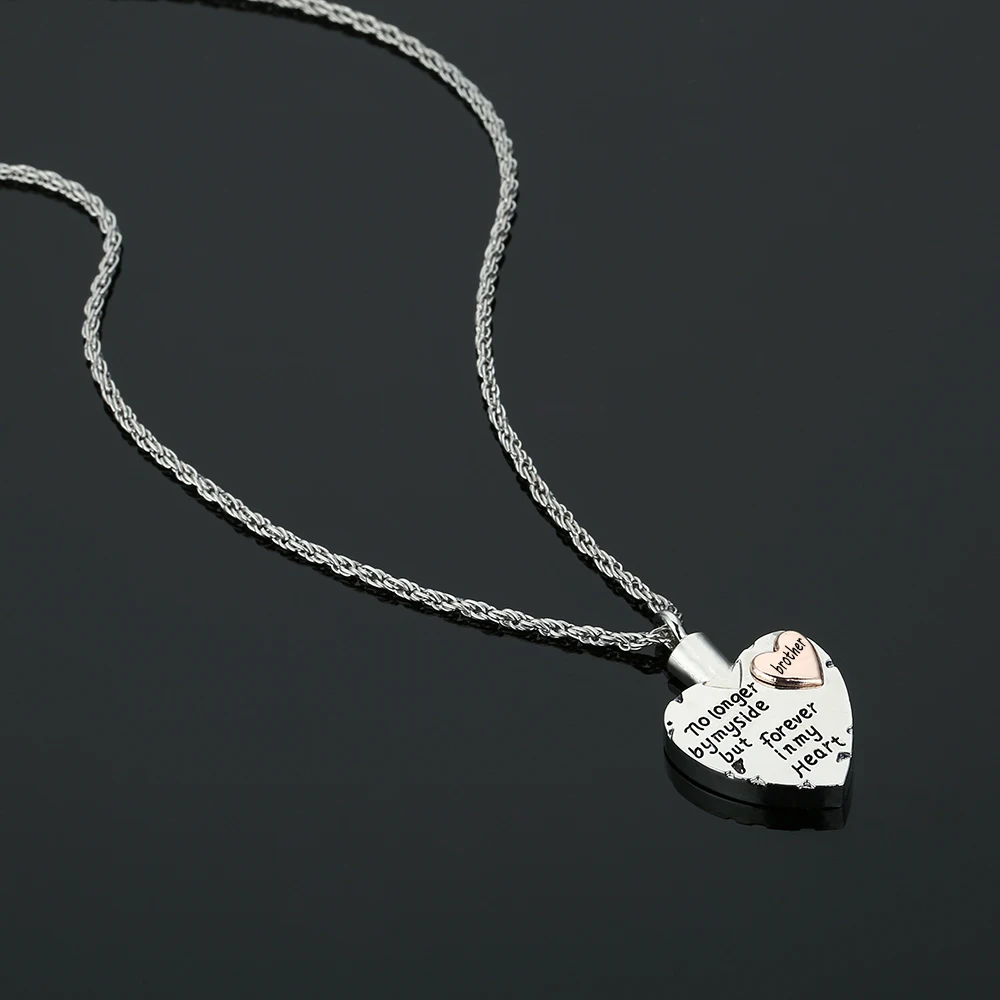 Модные Мемориал одежда для мамы папы и жены с рисунком сердца ожерелье ювелирные