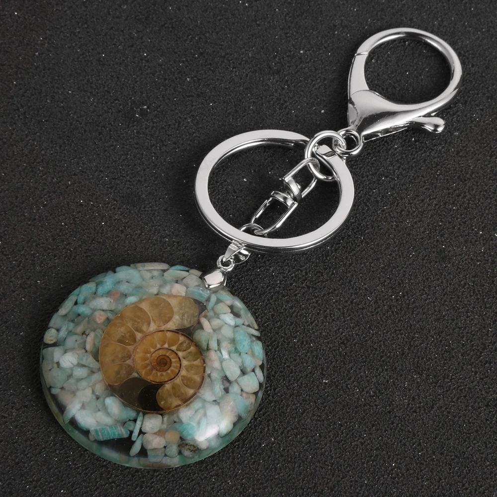 BOHO Conch Chip Amazons Stone Orgone подвеска брелок для пары мужчин и женщин Летний Пляжный