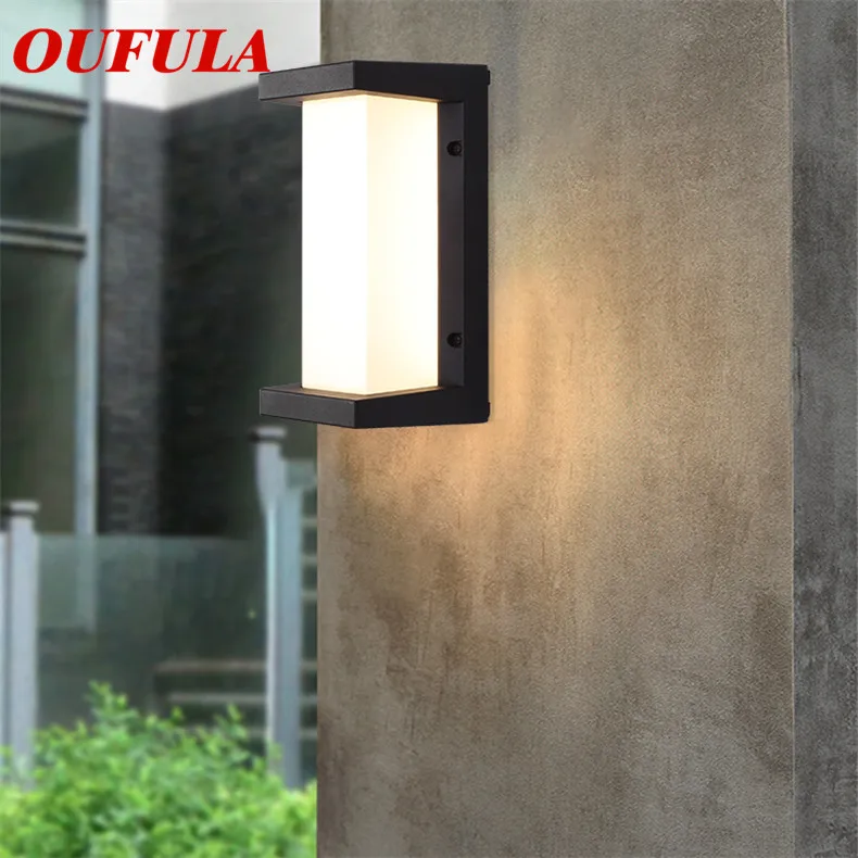 

BRIGHT Outdoor Wall Lamps Fixture LED Sconce Lights Waterproof Contemporary Creative Decorative For Foyer Balcony Courtyard