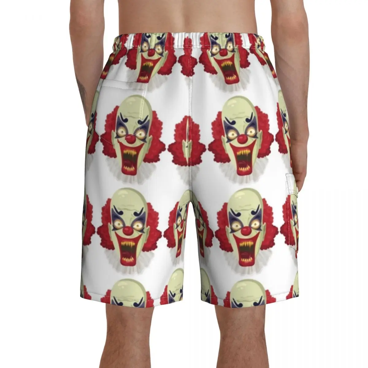 

Clown Board Shorts Swimming Trunks Polyester Men Bathing Pattern Swim Trunks