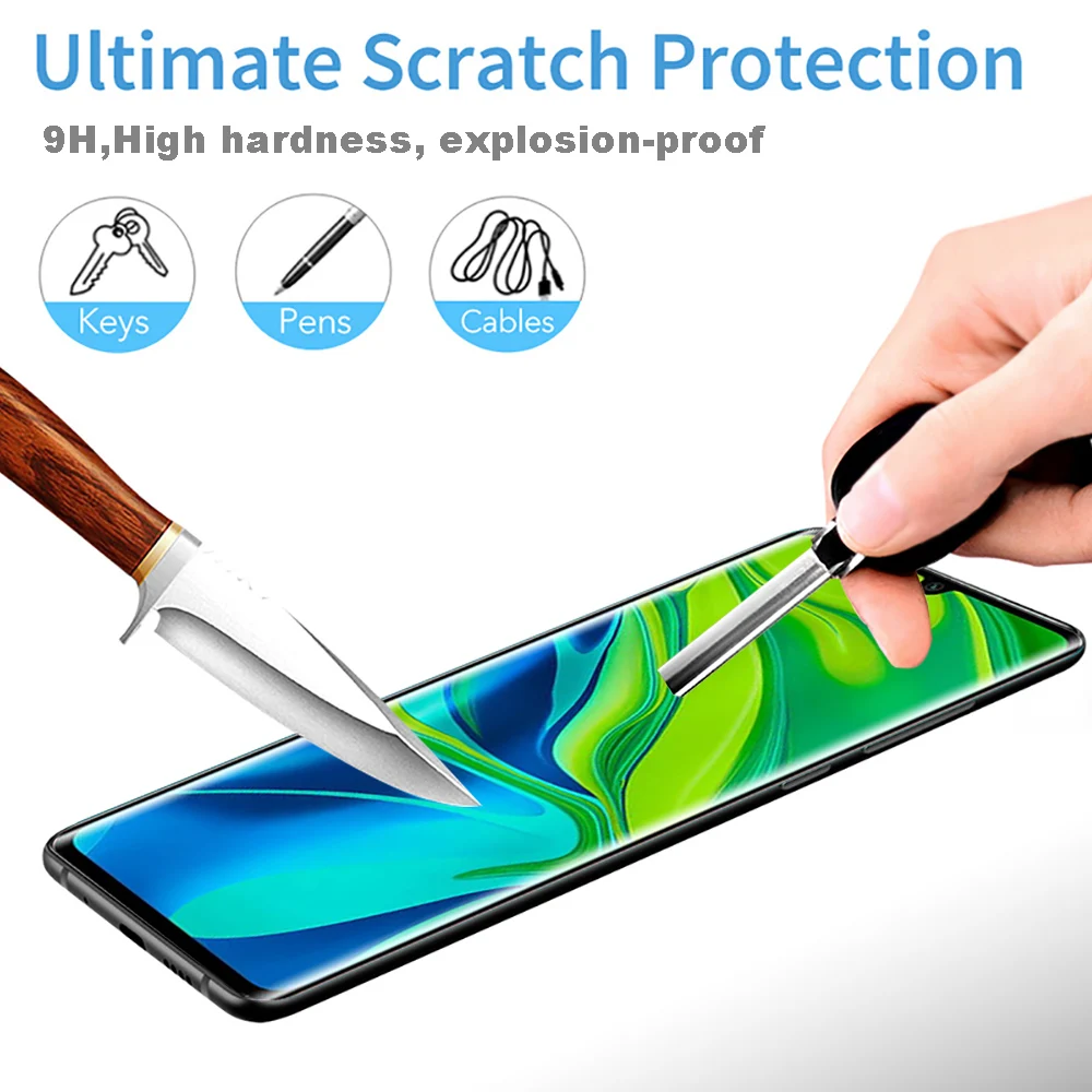 Xiomi YIYONG 3D полное покрытие стекло для Xiaomi Mi Note 10 закаленное стекло Защита экрана для Xiaomi Mi Note 10 Pro стекло экрана 10