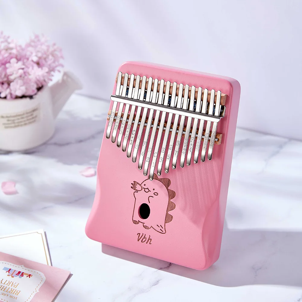 1 комплект 17 клавиш калимба музыкальный инструмент красное дерево Пальчиковое