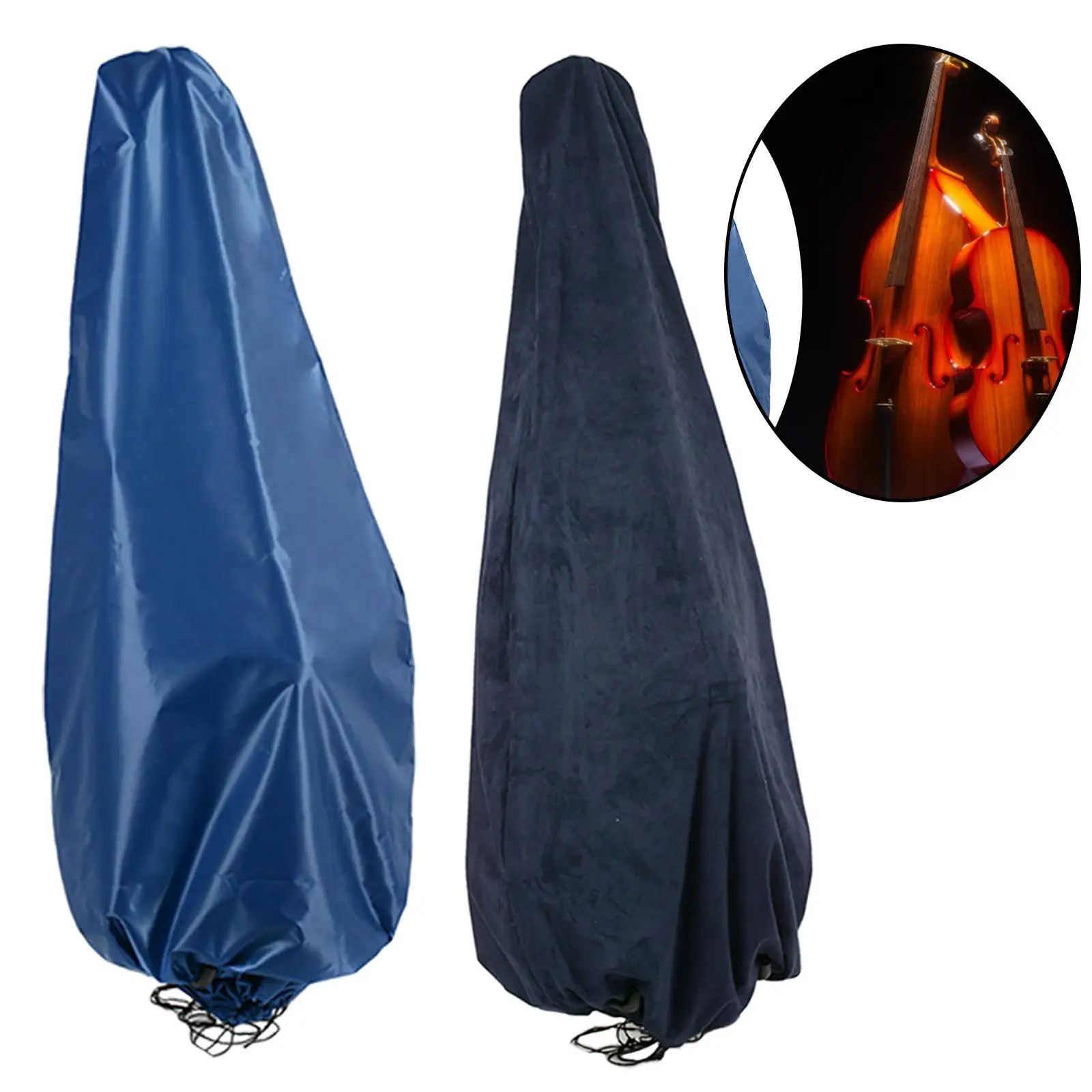 

1pcs Cello Dust-proof Cover Protective Bag Drawstring Design Dust-proof Stringed Instrument Provide Protection Accessories