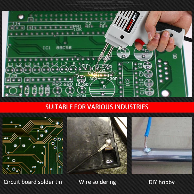 Электрический паяльник пистолет тепловая пушка быстрый ручной сварочный