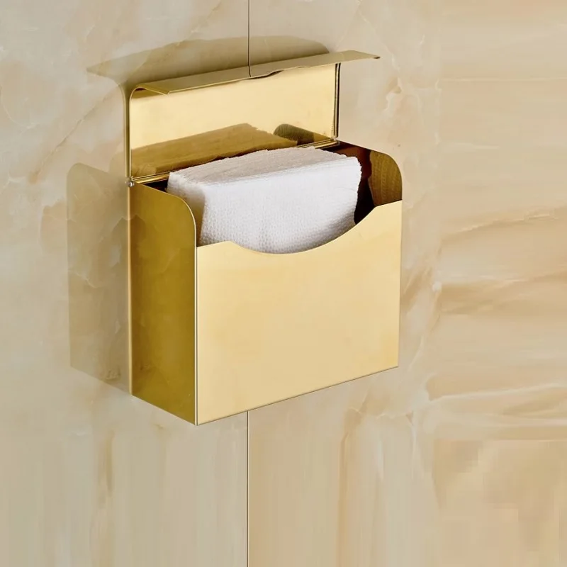 Нержавеющая сталь Ванная комната держатель для бумаги и телефона с полкой