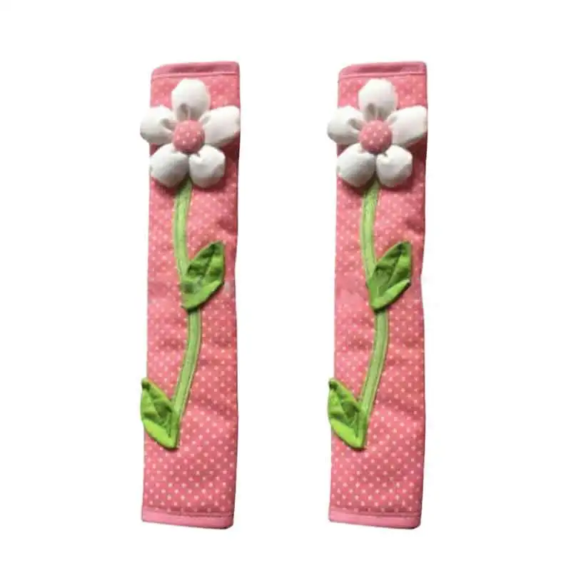 2 шт. украшенное пасторальным цветком в горошек двери/холодильник ручки крышки