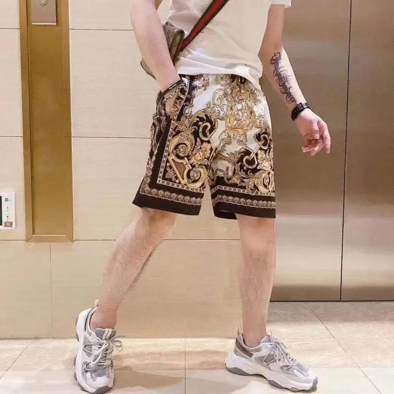 

2021 summer fashion pattern printed shorts for men