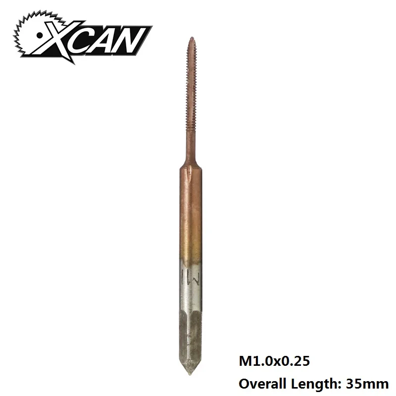 1pc M1x0.25 XCAN мини-резьбовой кран M1-M1.8 сверло с винтовым отверстием высокоскоростное стальное сверло с метрическим покрытием - Цвет: 1pc M1x0.25