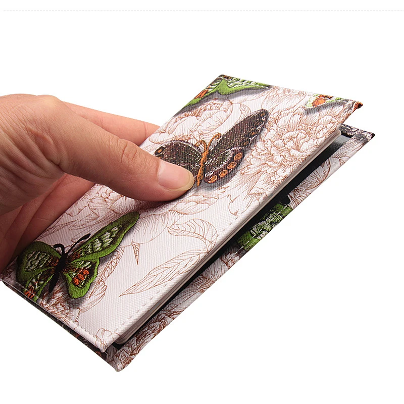 

2020 New Passport Cover Wallet Butterfly Printing Waterproof Card Holder PU Leather Travel Passport Holder For Women Organizer