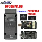 Прошивка OPCOM V1.991,951,781,701,65 OBD2 для CAN-BUS считывателя кодов для Opel OP COM OP-COM, диагностический чип PIC18F458 FTDI