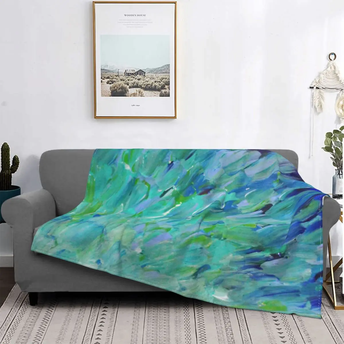 

Sea Scales-Hermosa Manta, colcha, edredón a cuadros para cama, manta con capucha, ropa de cama y fundas
