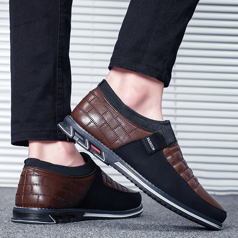 Повседневная модная простая комфортная обувь Износостойкие модельные туфли для