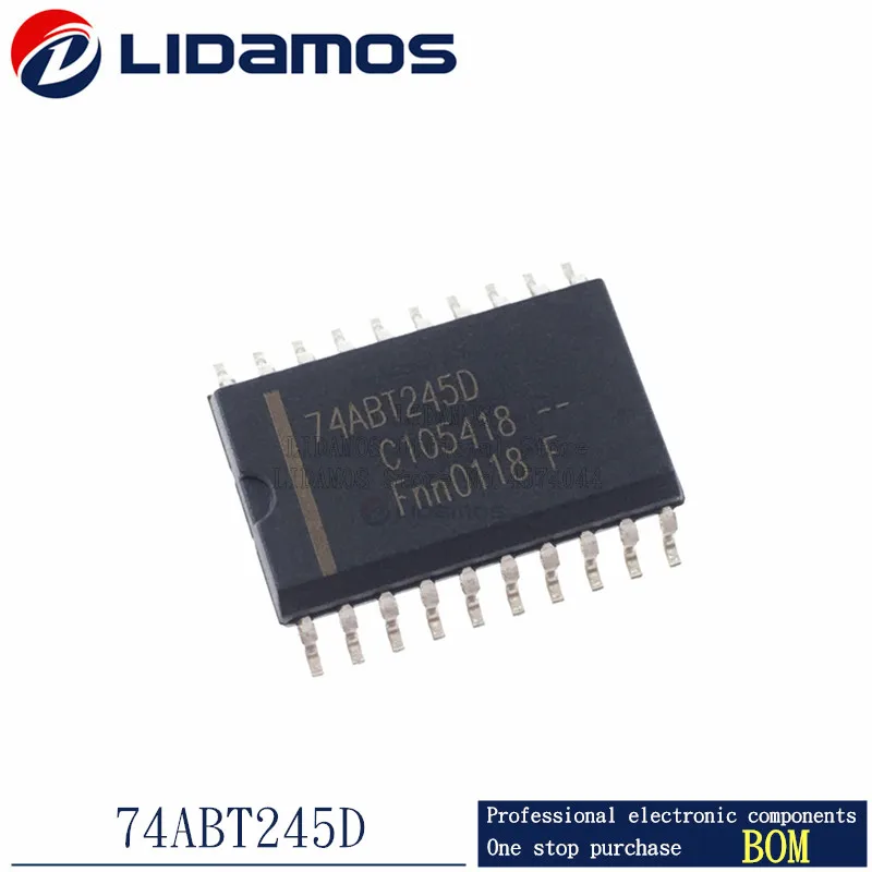 10 шт. 74ABT245D 74ABT245 SOP20 SOIC20 новый оригинальный Восьмиядерный приемопередатчик с