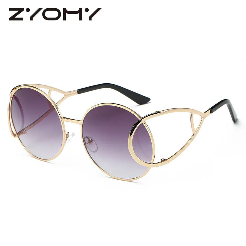

Q Photochromic Round Sunscreen Glasses Brand Design Goggles Mirror Female Shades Eyewear Glasses Women 2020 Oculos De Sol