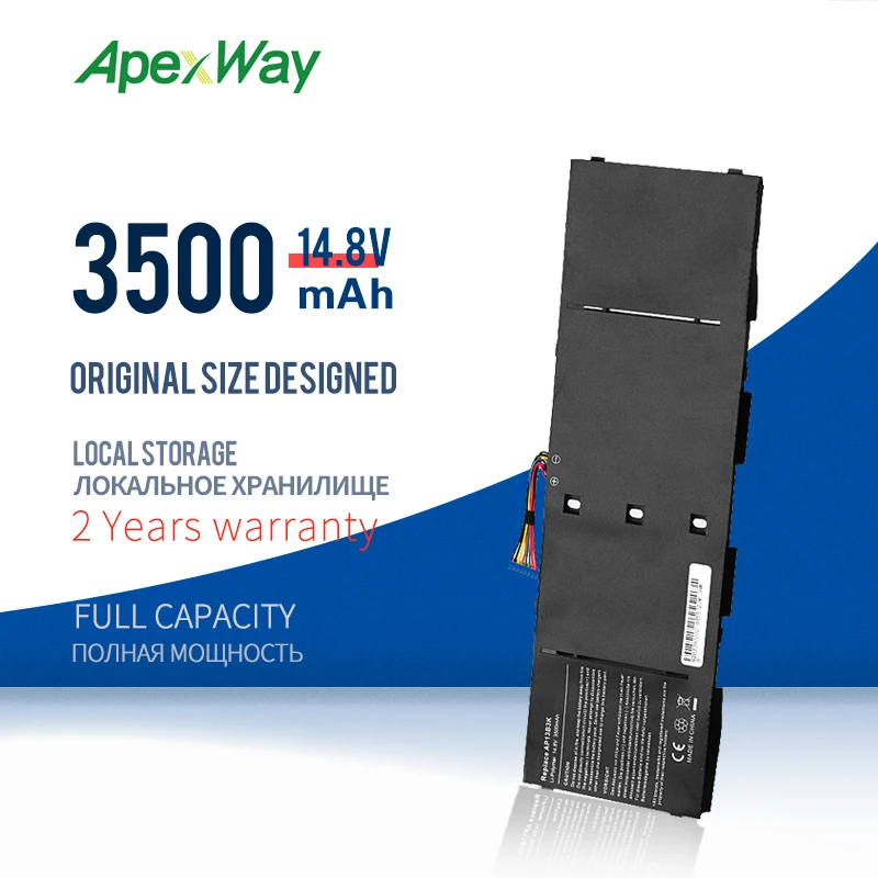 Аккумулятор Apexway для ноутбука Acer Aspire 14 8 в AP13B3K AP13B8K V5 R7 572G 1 2 5 |Аккумуляторы