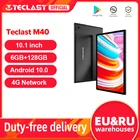 Планшет Teclast M40 на Android 10, 1920x1200, экран 10,1 дюйма, 4G, 6 ГБ ОЗУ, 128 Гб ПЗУ, Восьмиядерный процессор UNISOC T618, Двойной Wi-Fi, USB Type-C