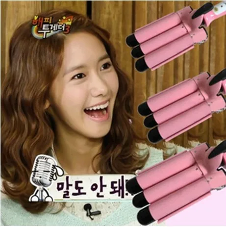 Модный простой стилист мед волны волчок для волос с тремя бочонками цифровым